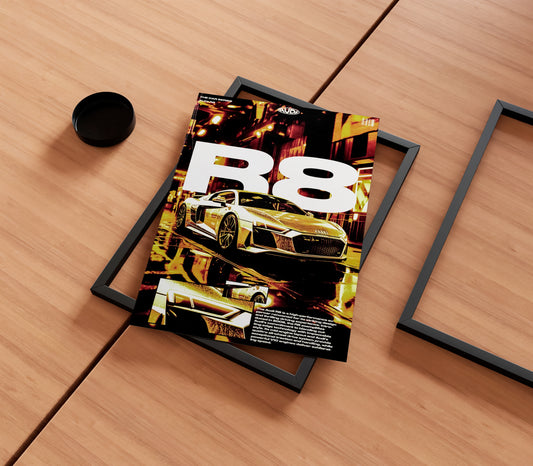 Audi R8 Poster