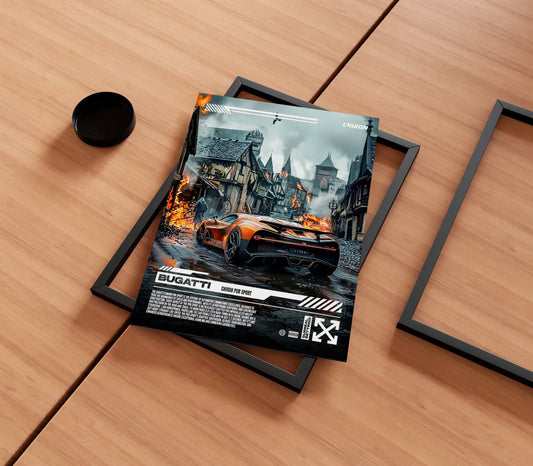 Bugatti Chiron Poster