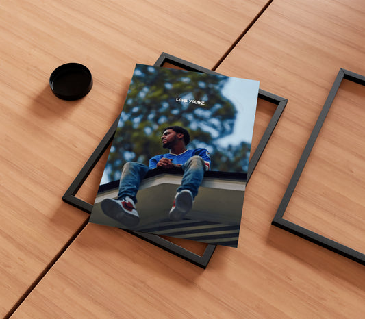 J Cole '2014 Forest Hills Drive' Album Poster