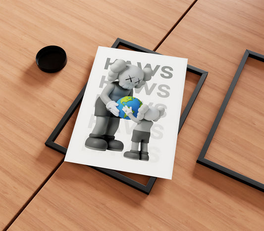 Kaws Poster