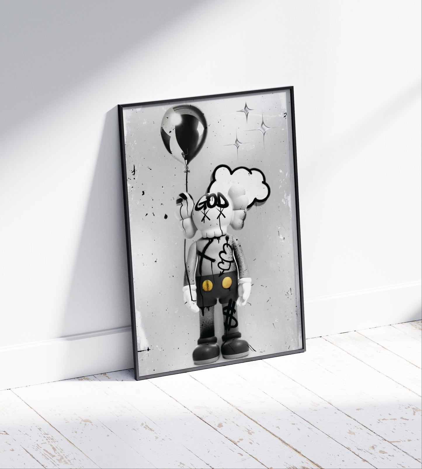 Kaws Balloons Poster