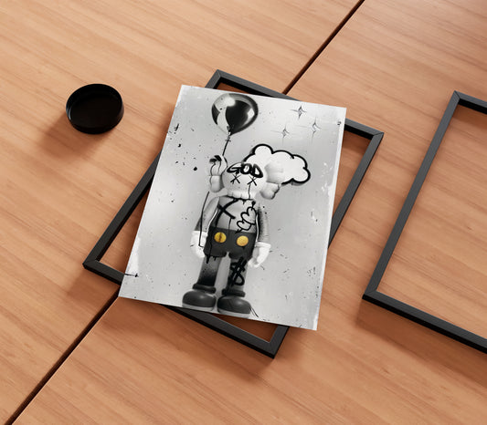 Kaws Balloons Poster