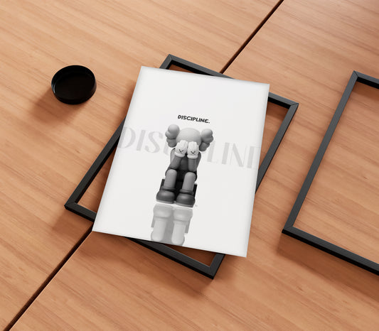 Kaws Discipline Poster
