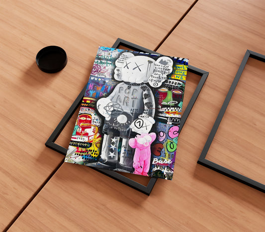 Kaws Pop Art Poster