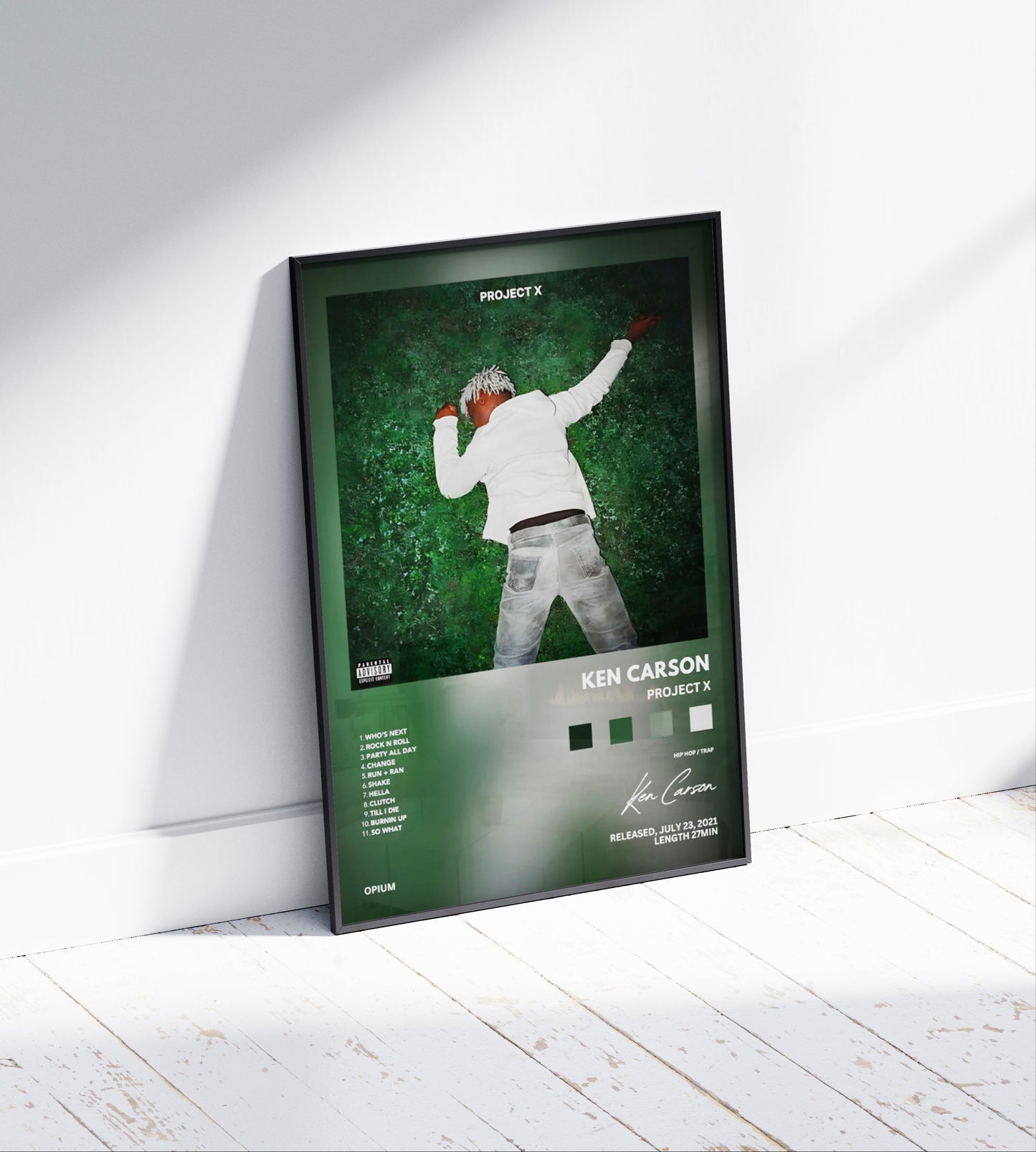Ken Carson 'Project X' Album Poster