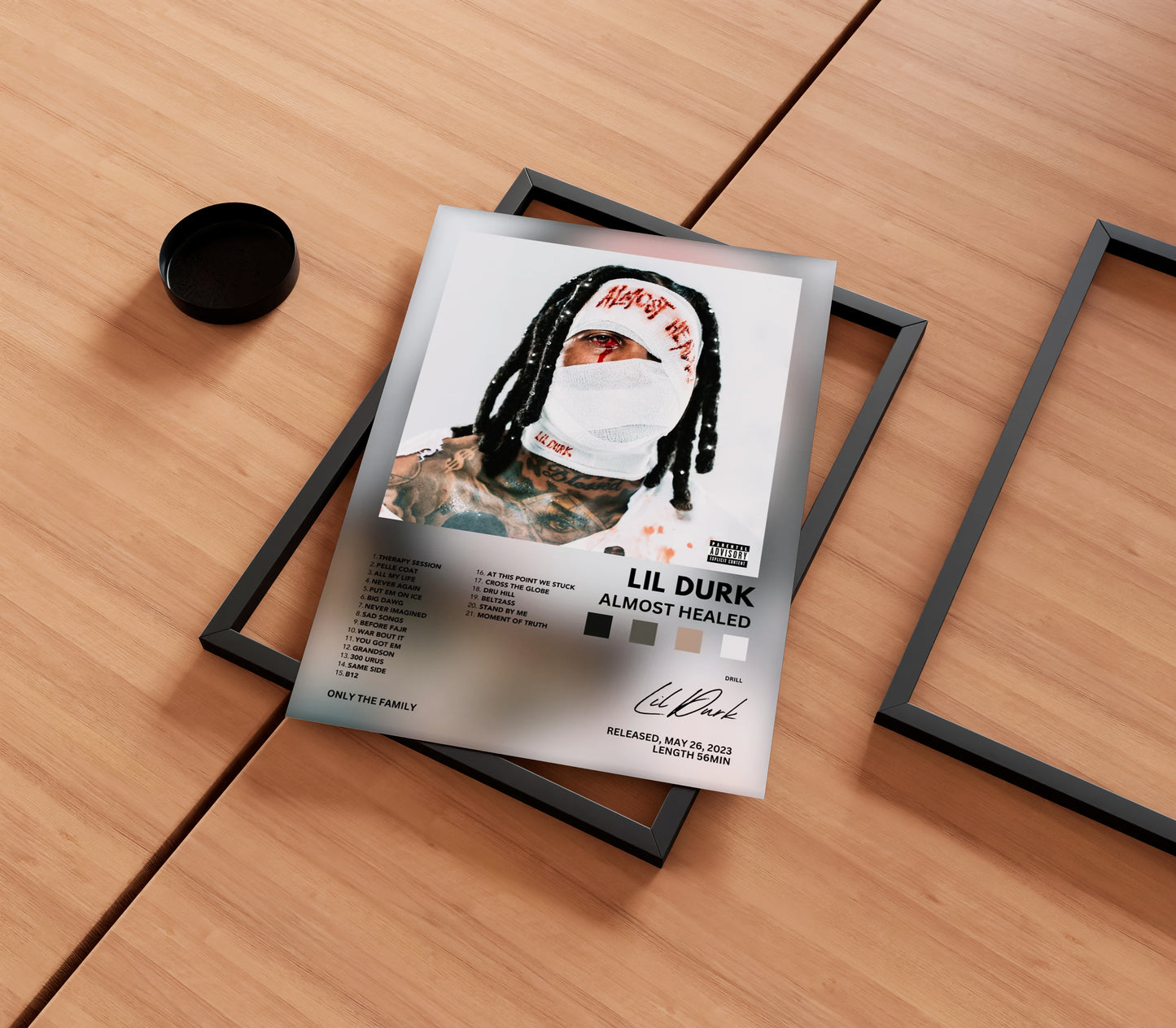 Lil Durk 'Almost Healed' Album Poster