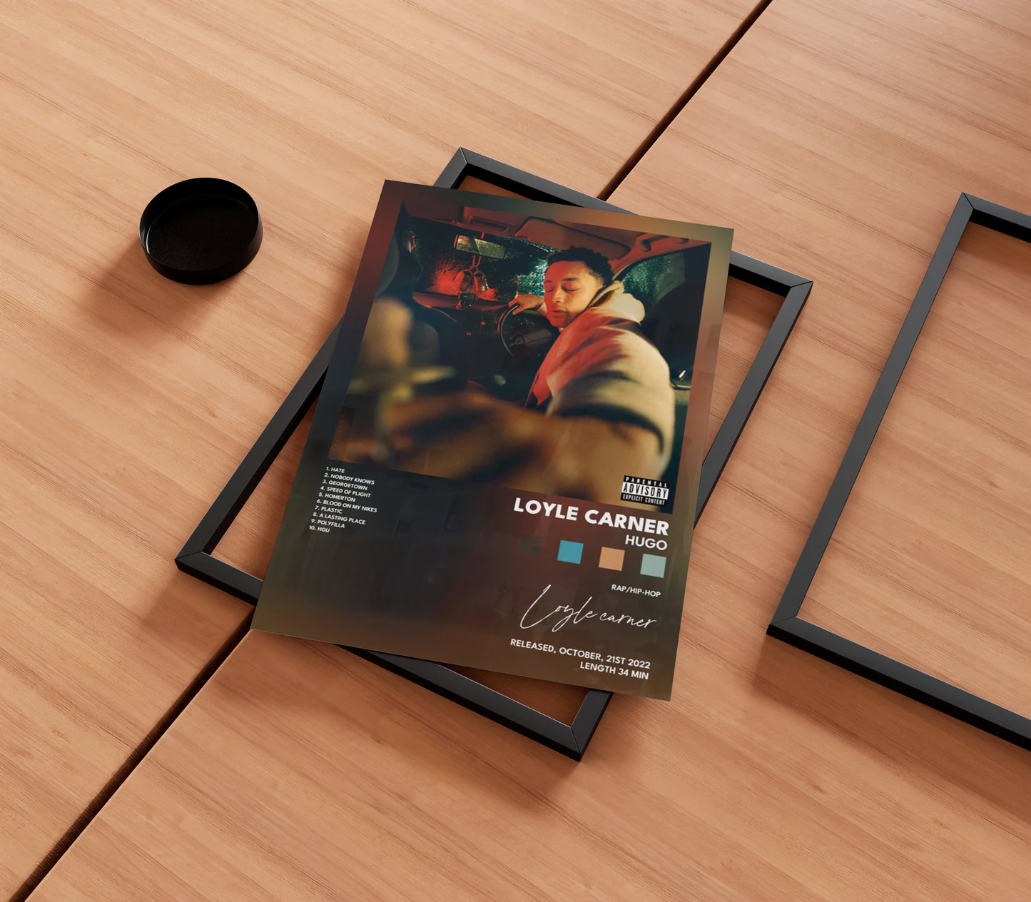 Loyle Carner 'Hugo' Album Poster