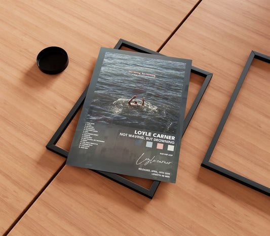 Loyle Carner 'Not Waving, But Drowning' Album Poster