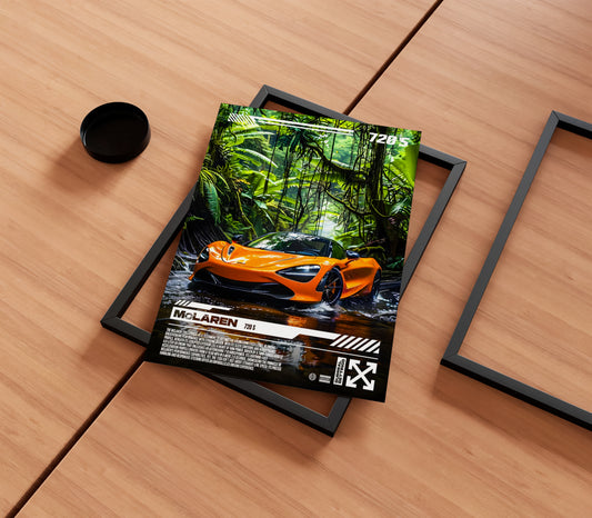 McLaren 720 S Rainforest Poster