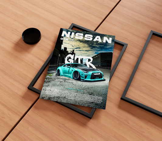 Nissan GTR Widebody Libertywalk Poster
