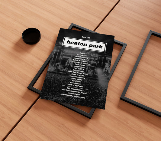 Oasis ' Heaton Park Live 25' Poster