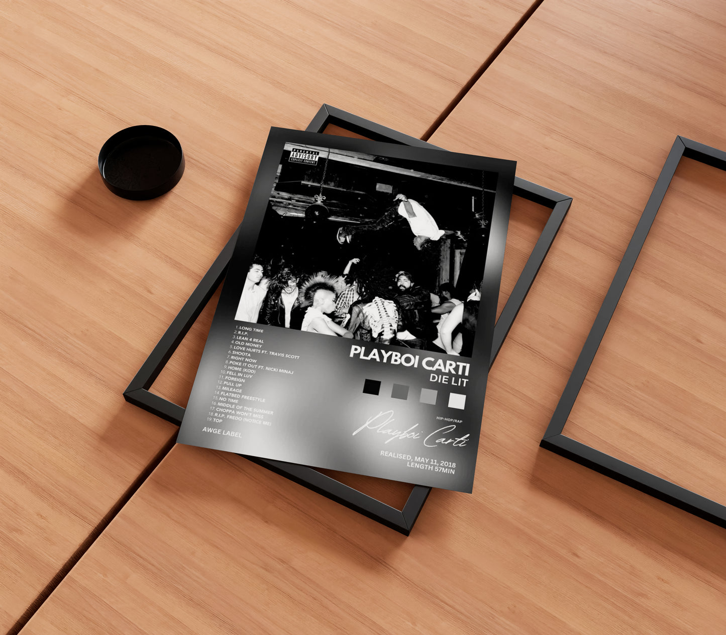 Playboi Carti 'Die Lit' Album Poster