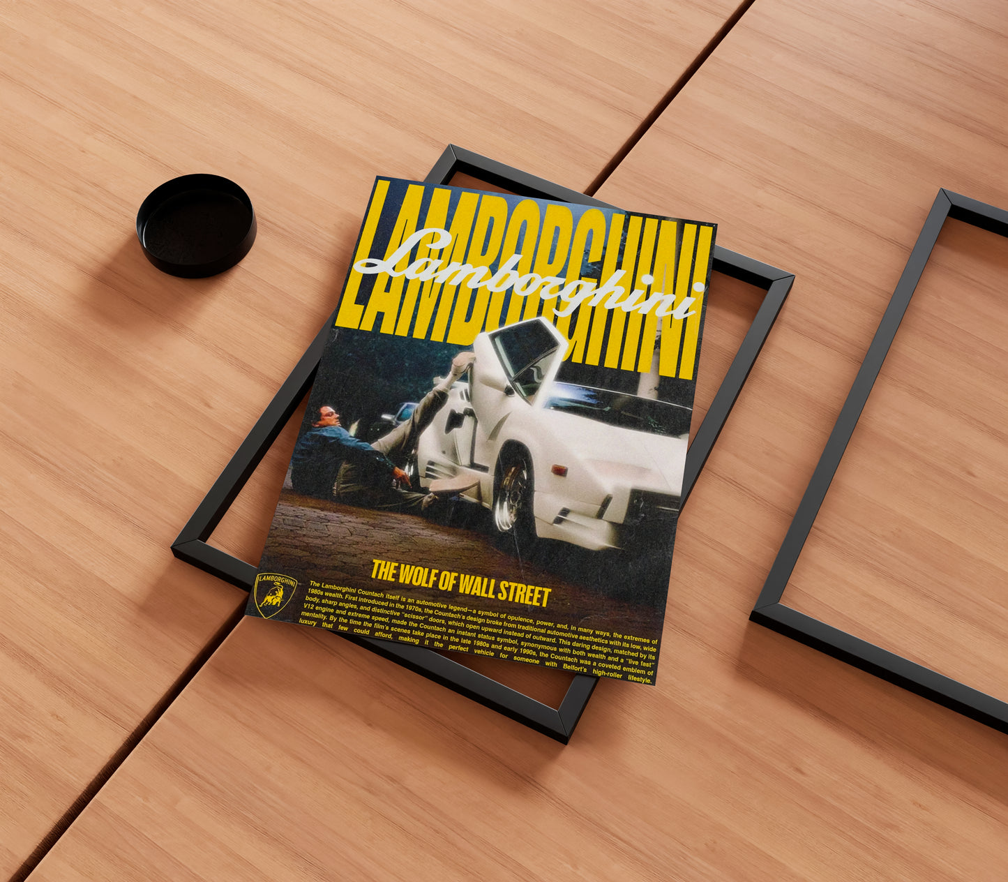 Wall Street Lambo Poster