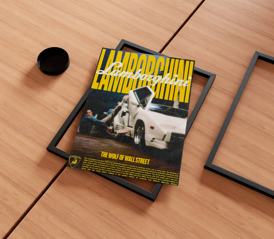 Wall Street Lambo Poster