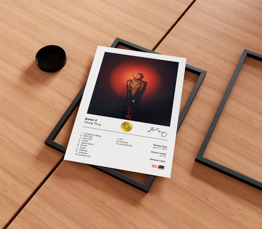 Young Thug 'Barter 6' Album Poster