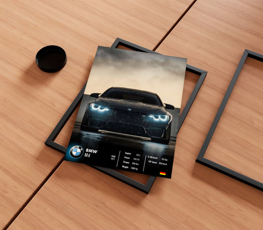 BMW M4 Poster