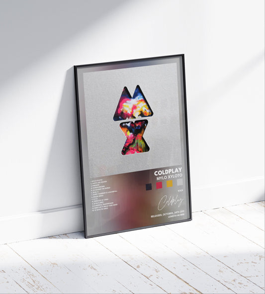 Coldplay 'Mylo Xyloto' Album Poster
