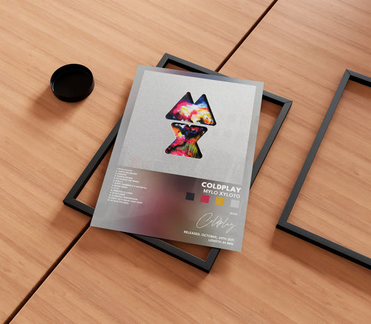 Coldplay 'Mylo Xyloto' Album Poster
