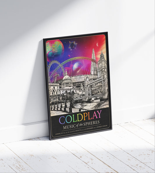 Coldplay 'MUSIC OF THE SPHERES' Poster