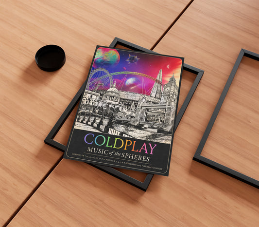 Coldplay 'MUSIC OF THE SPHERES' Poster