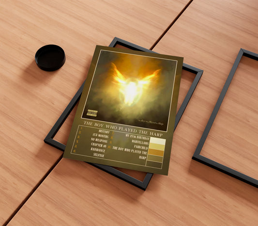 Santan Dave 'The Boy Who Played The Harp' Album Poster