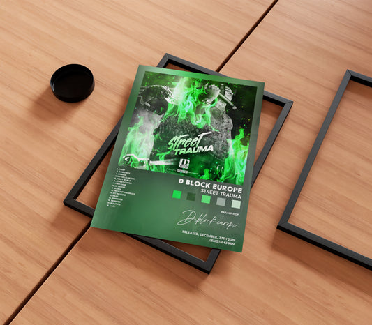 D-Block Europe 'Street Trauma' Album Poster