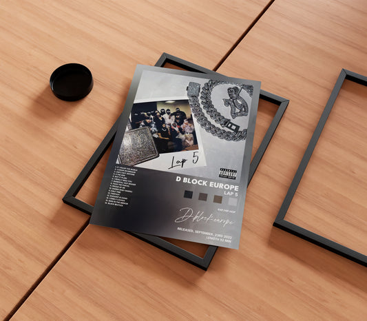 D-Block Europe 'Lap 5' Album Poster