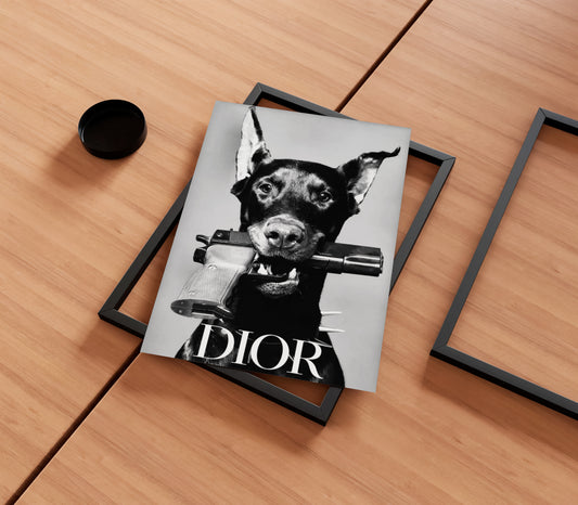 Dior Dog Poster