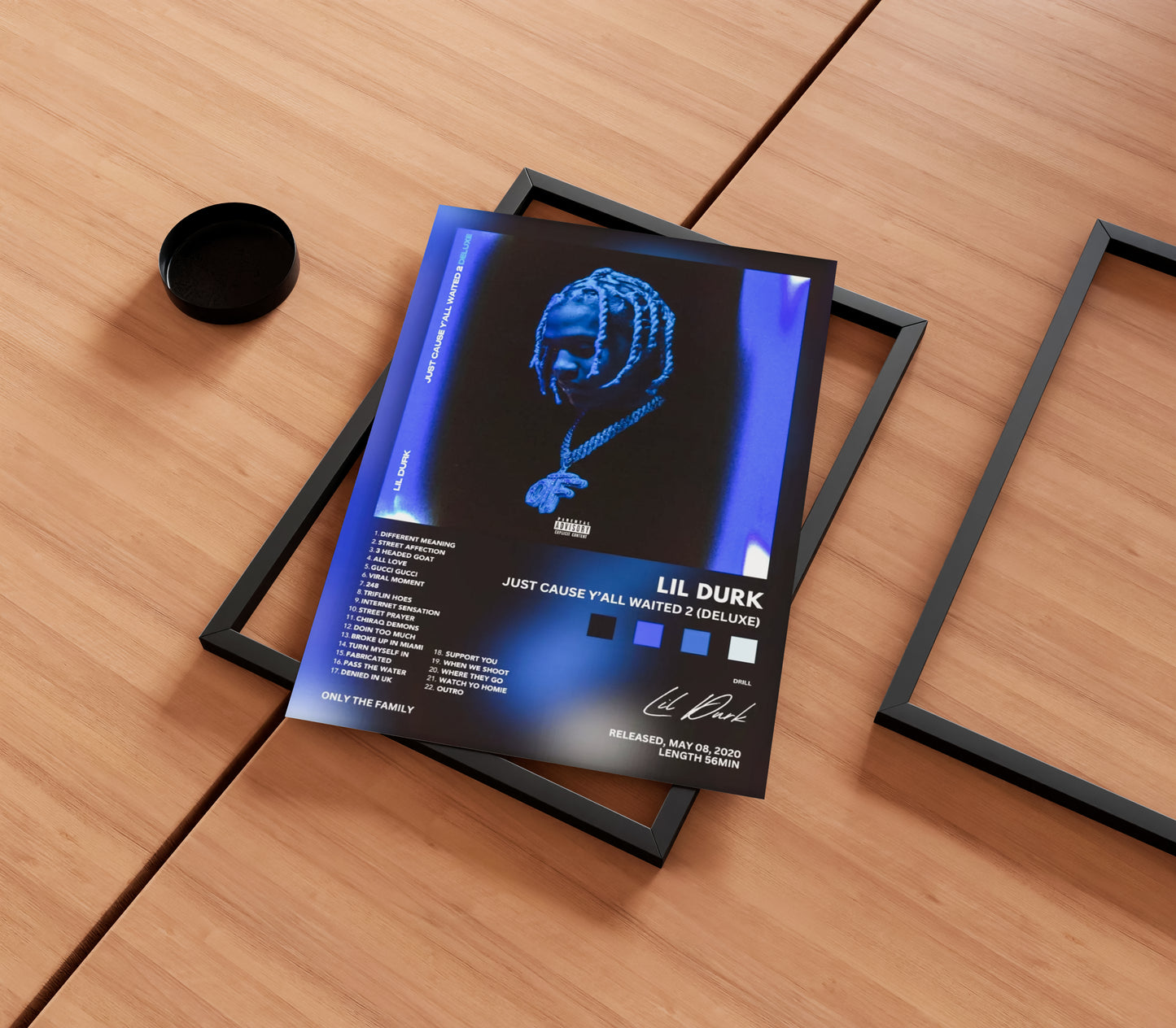 Lil Durk 'Just Cause Y'all Waited 2 Deluxe' Album Poster