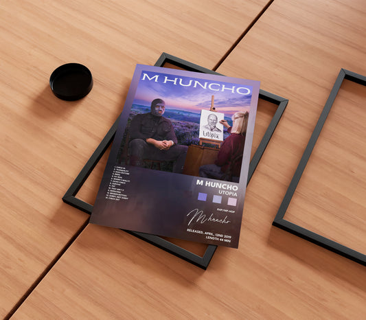 M Huncho 'Utopia' Album Poster