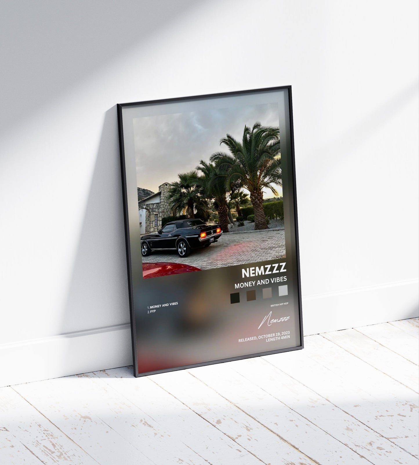Nemzzz 'Money And Vibes' Album Poster