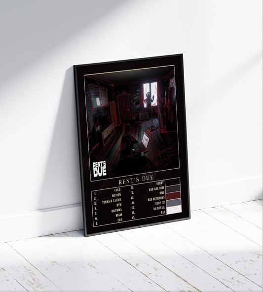 Nemzzz 'Rent's Due' Album Poster