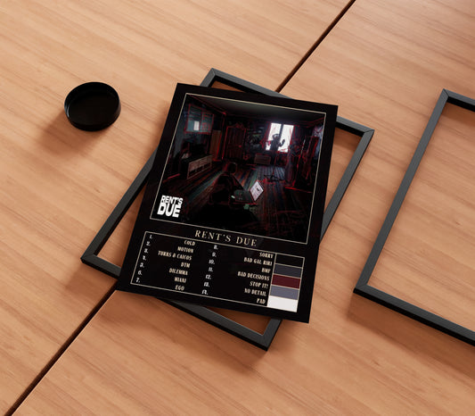 Nemzzz 'Rent's Due' Album Poster