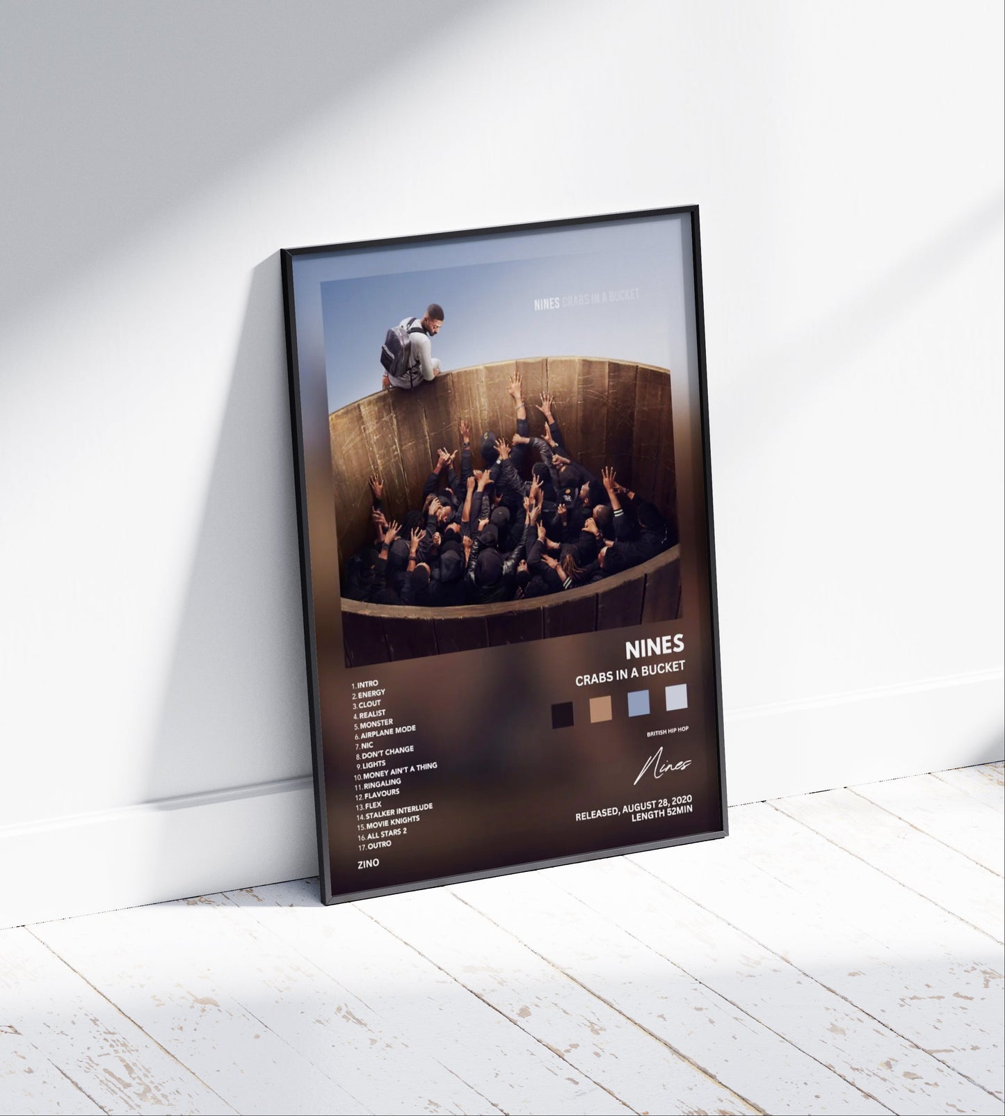 Nines 'Crabs In A Bucket' Album Poster