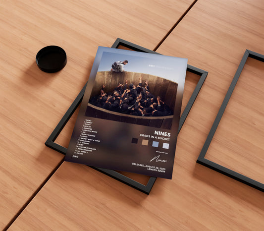 Nines 'Crabs In A Bucket' Album Poster
