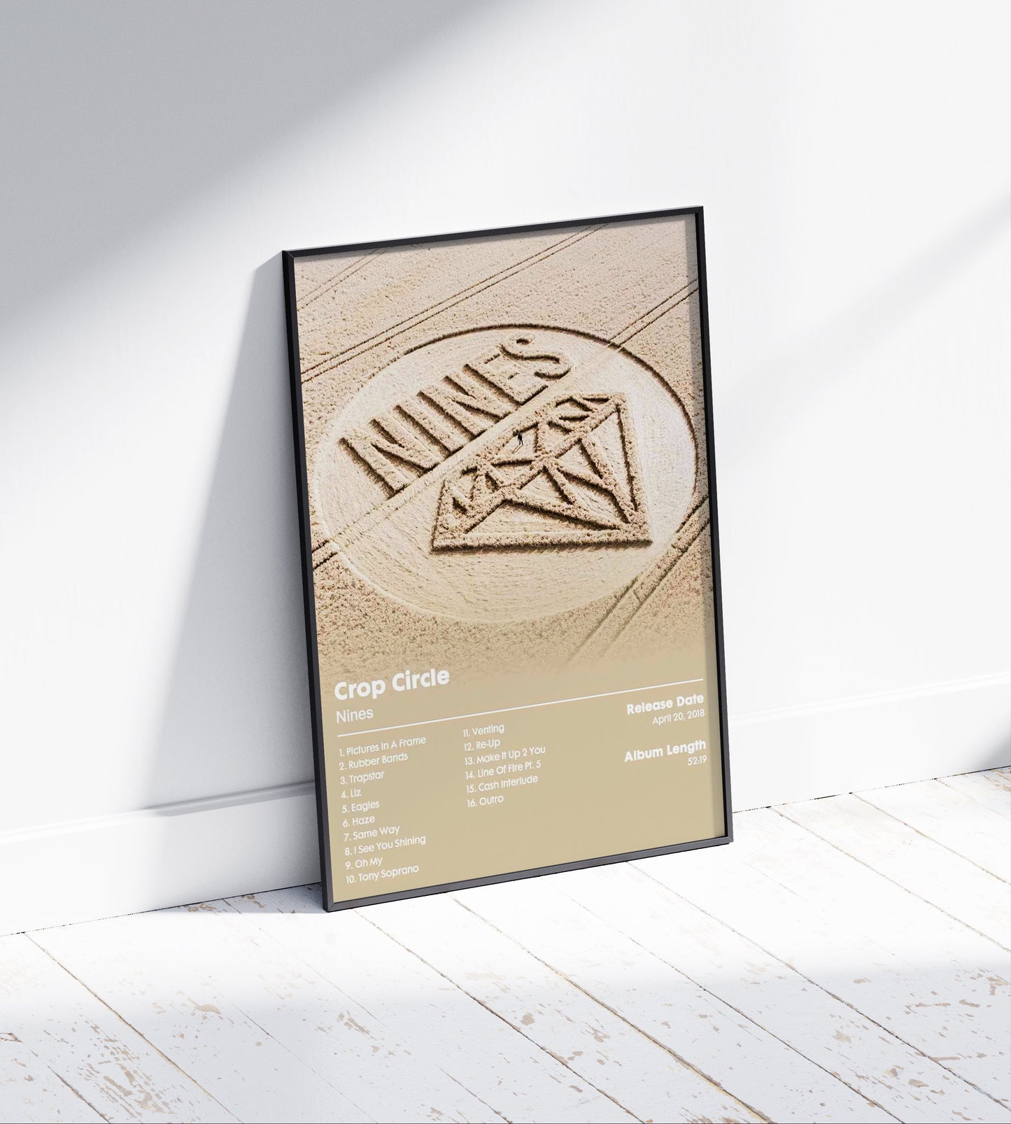 Nines 'Crop Circle' Album Poster