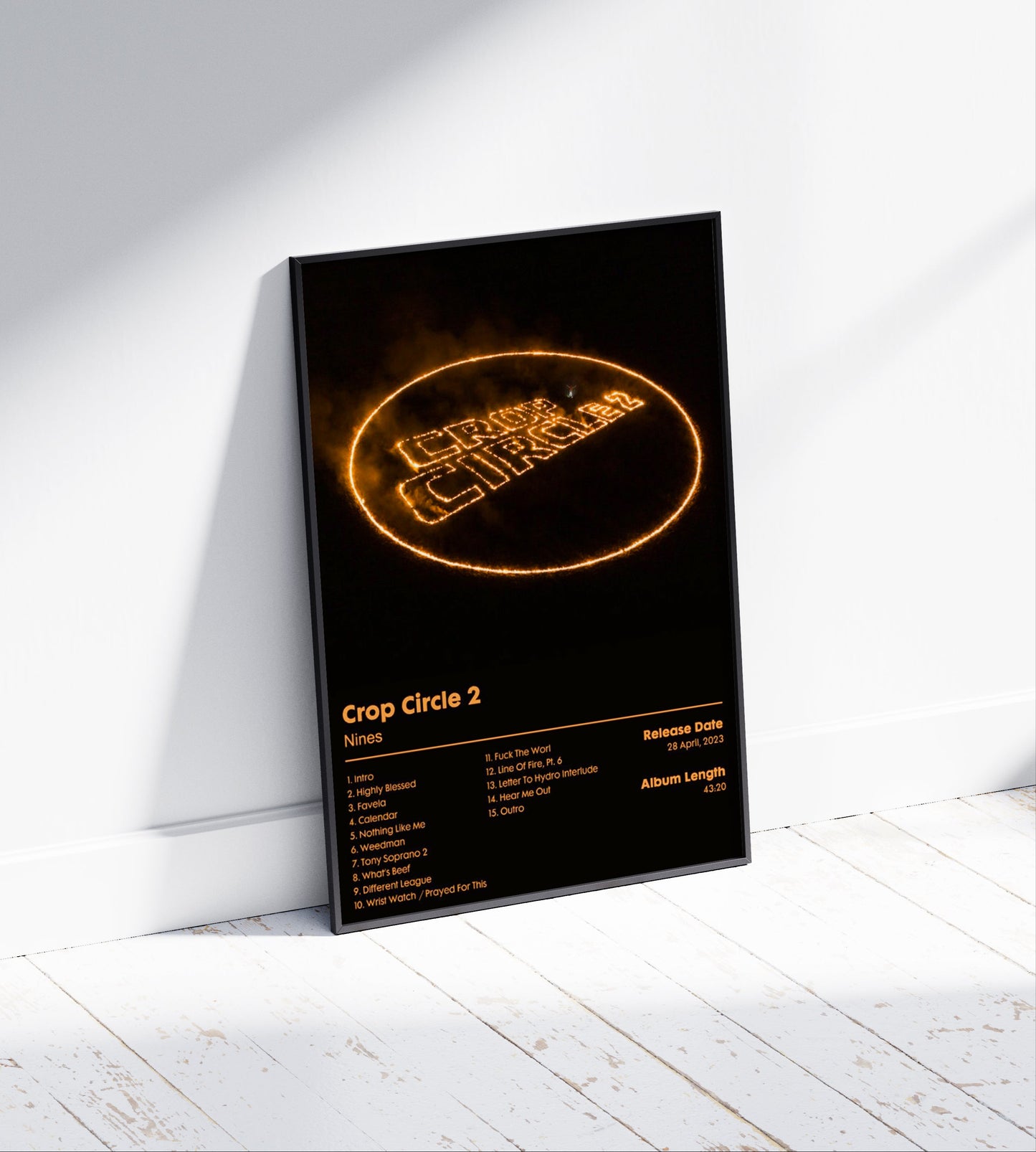 Nines 'Crop Circle 2' Album Poster