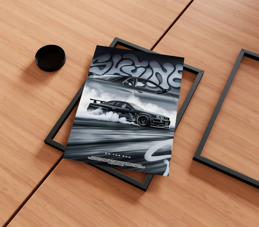 Nissan Skyline Poster