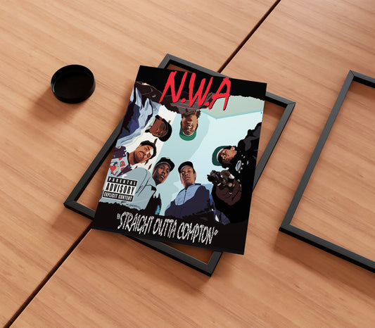 NWA 'Straight Outta Compton' Poster