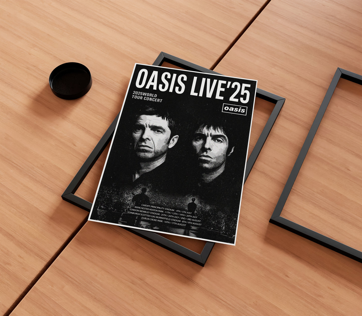 Oasis 'Live 25' Poster
