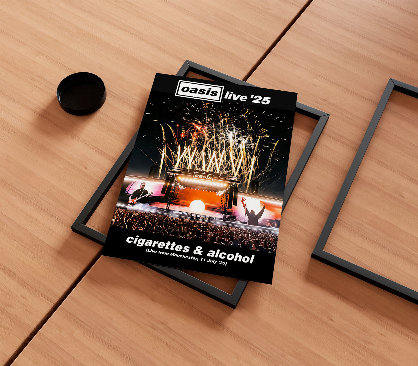 Oasis 'Cigarettes & Alcohol Live 25' Poster