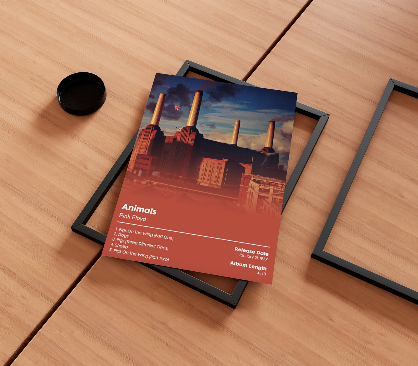 Pink Floyd 'Animals' Album Poster