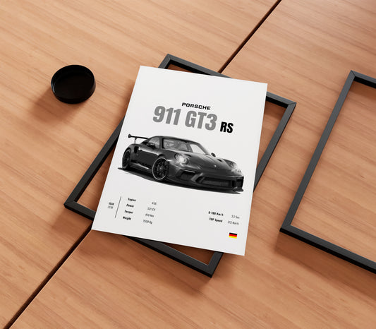 Porsche GT3 RS Poster