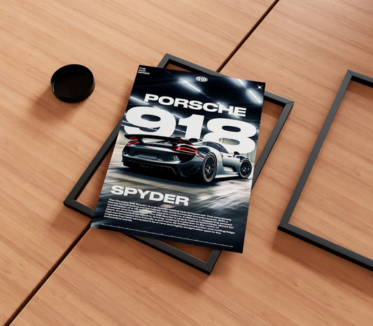 Porsche 918 Poster