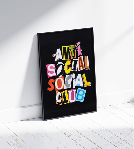 Anti Social Club Poster
