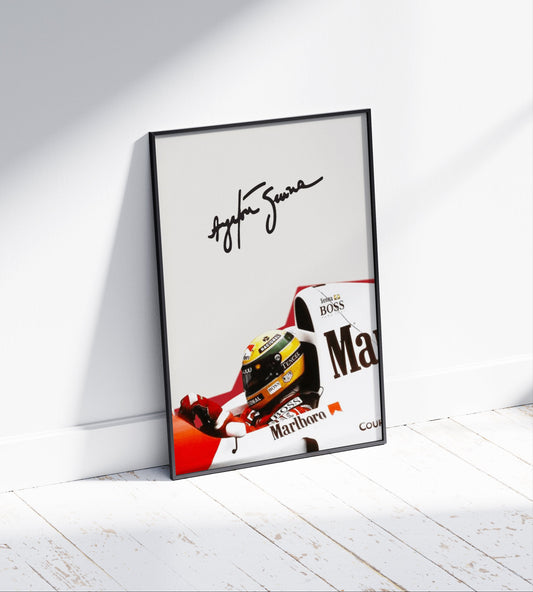 Ayrton Senna Poster