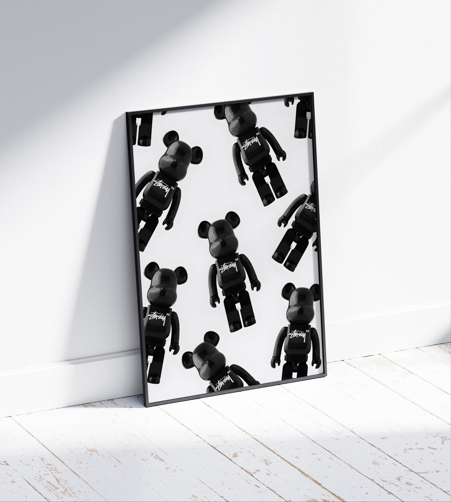 Bearbrick x Stussy Poster