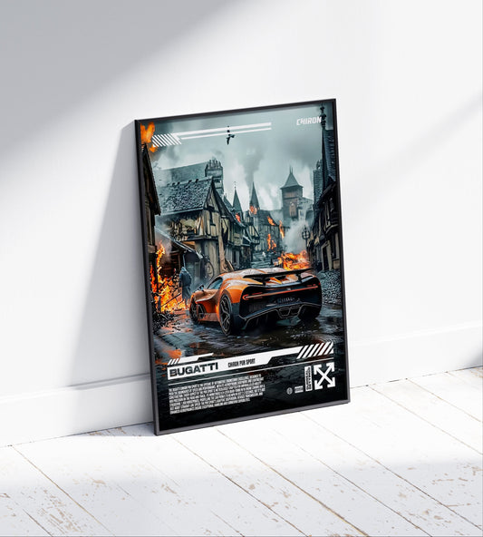 Bugatti Chiron Poster