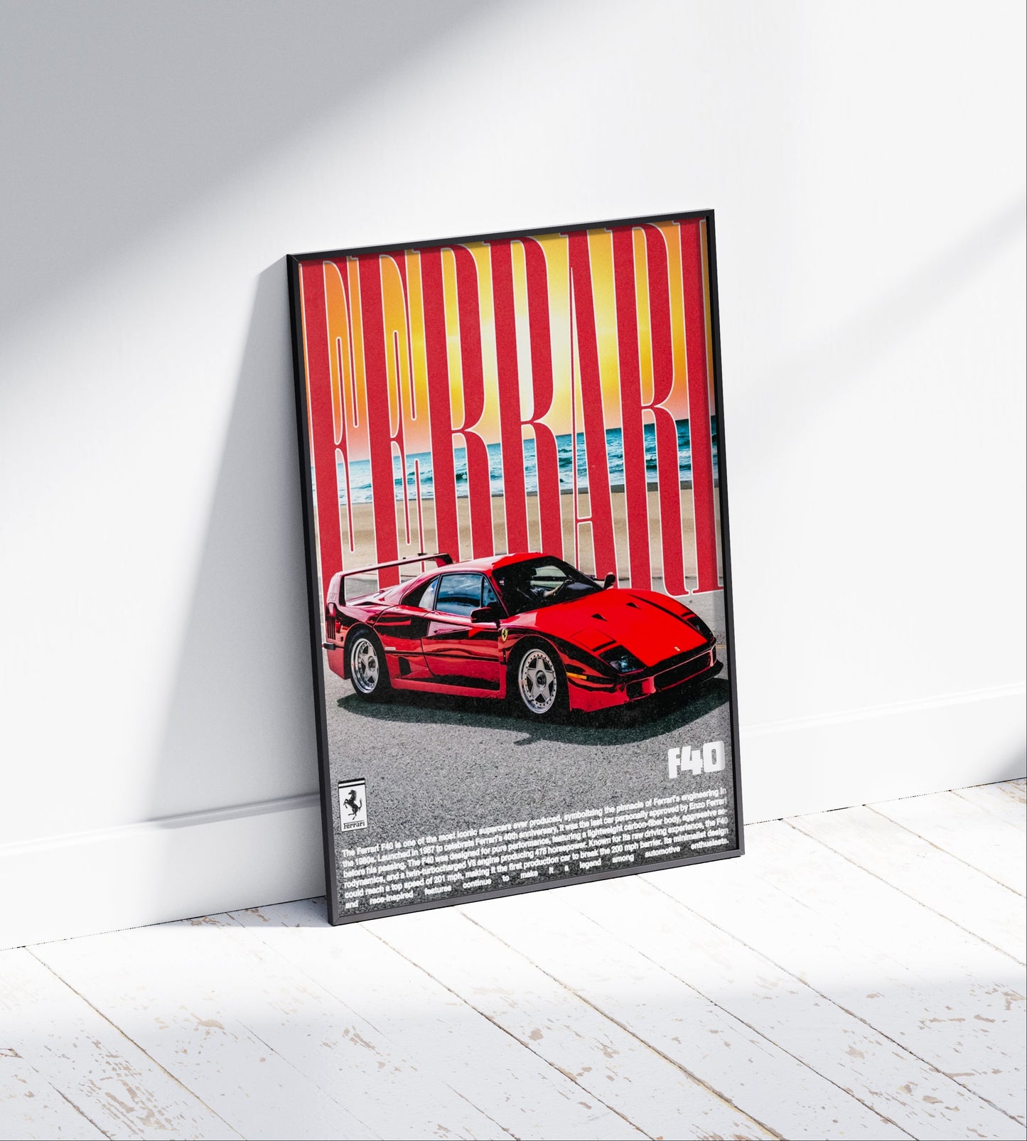 Ferrari F40 Poster