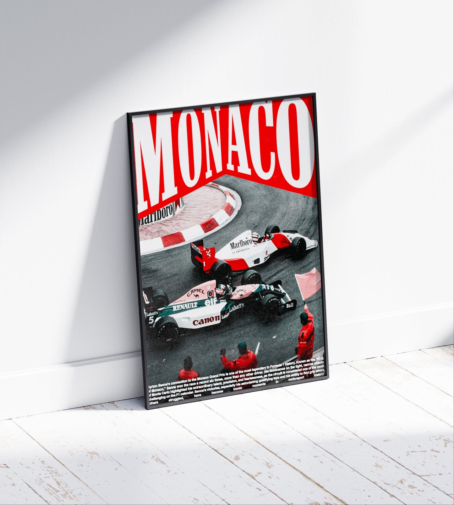 Ferrari x Monaco Poster